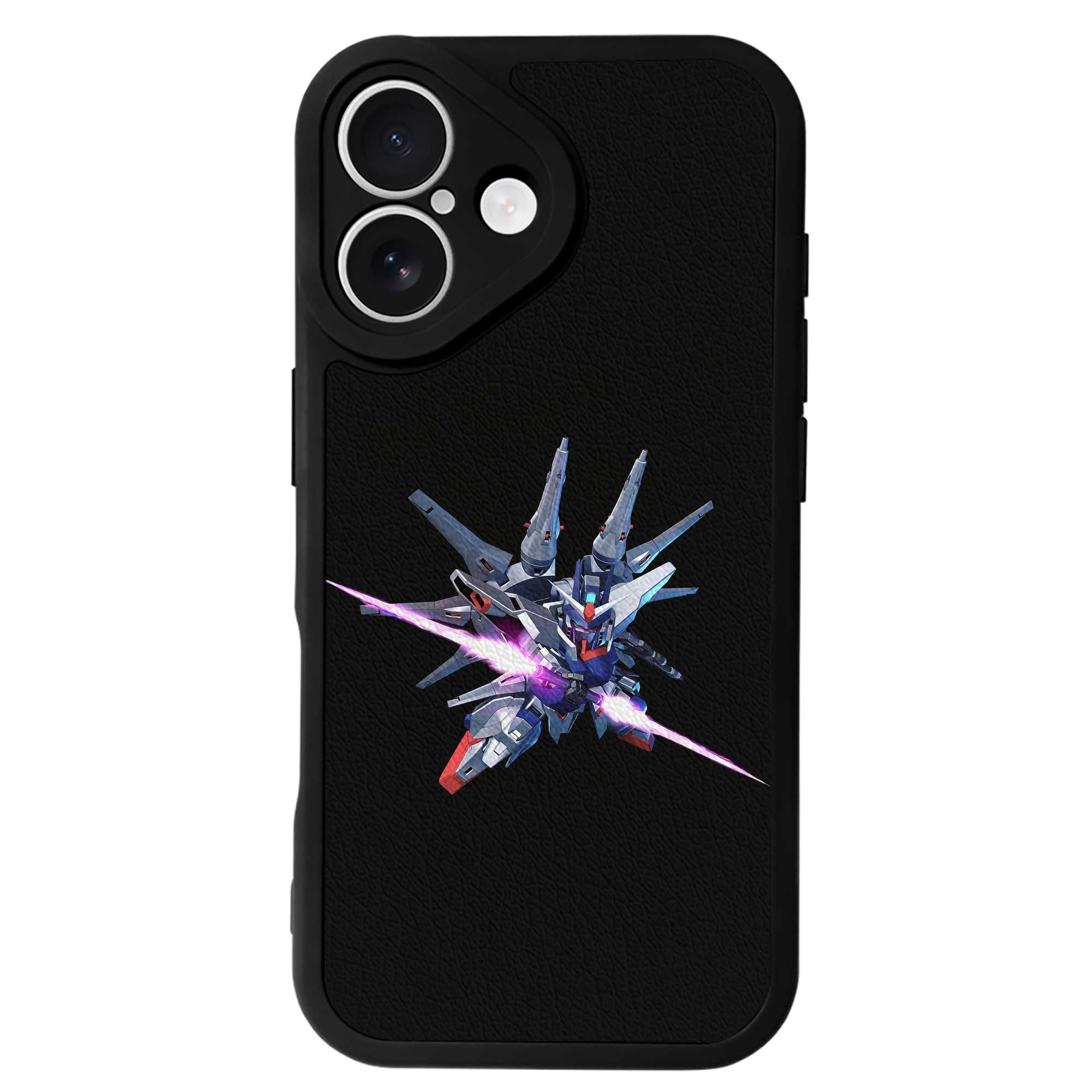 （画像用） 機動戦士ガンダム Mobile Suit Gundam 【iPhone 16シリーズ対応】シリコンスマホケース（レザー調） 材質：シリコン